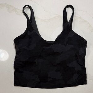 lululemon athletica Black Camo Tank Top